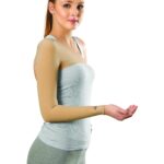 Tynor Compression Garment Arm Sleeve With Shoulder Cover, Beige, 1Unit (017)