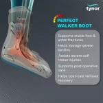 Tynor Walker Boot Air Pro | Short & Long | Pneumatic Fracture Walking Boot for Foot & Ankle Support - Image 2