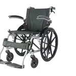 Karma Ryder 14 Aluminum Wheelchair with Flip-Up Armrest & Footrests (KR-14)