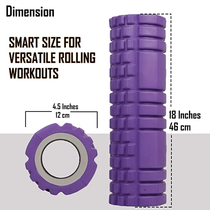 9 In 1 Foam Roller Set-1 High Density 33cm Yoga Roller,1 Muscle Roller...