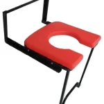 Neosafe Powder Coated Wall Mounted Commode Stool (MS-W20)
