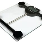 BPL Medical Technologies PWS-01 Personal Weighing Scale for Highly Accurate Digital Bathroom Body Scale, Precisely Measures Weight Up to 180Kg - Transparent
