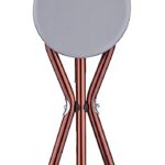 MEDITROVE Walking Stick Elderly Folding Chair Aluminum (Brown)