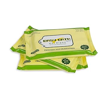 Easy Bath Wipes Wet Wipe | Enriched with Aloe Vera | Wet Wipes With Aloe Vera | 32X32 Cms