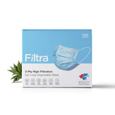 LTRA® 3-Ply Ear Loop Surgical Mask - High Filtration | Breathable | Hypoallergenic | Ergonomic | Fluid Repellent