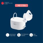 Omron NE-C 106 Ultra Compact & Low Noise Compressor Nebulizer For Child & Adult, White Color - Image 2