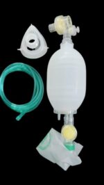 Resuscitator System (Ambu Bag) – Adult 1000ML, Manual Silicone CPR Bag with Oxygen Reservoir, Reusable Emergency Ventilation Device for First Aid, Medical & Hospital Use - Image 2