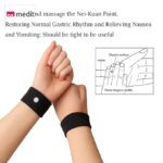 Meditrove Motion Sickness Band Anti Nausea Wristband Anti Motion Sickness Bands Vomiting Band For Adult Kids | Suitable for Adults and Children | Relief Wristbans for Mornig Sea Flying Travel (Hand) (1 Pair) - Image 4