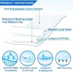 MEDITROVE Under Sheets | Premium Underpads | Layered Leak Proof Technology, Protects Surfaces from Incontinence I Super Soft Polymer Sheets for Bed, Sofa, Chairs - Image 4