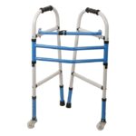 Meditrove Wheel Adult Walker Light Weight Height Adjustable Rollator Foldable Walker for old age people Patients - Image 4