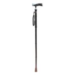 ARREX MS70 Lightweight Aluminium Walking Stick – Easy Folding, Height Adjustable, Non-Slip Rubber Tip for Safety and Support