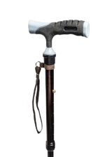 ARREX MS70 Lightweight Aluminium Walking Stick – Easy Folding, Height Adjustable, Non-Slip Rubber Tip for Safety and Support - Image 2