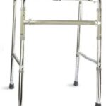 Karma (WK 50) Folding Light Weight, Height Adjustable Aluminium Walker for Men & Women, Senior citizen