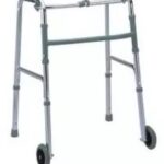 Karma Walker WK - 51 With Big Wheel, Height Adjustable, Light Weight and Foldable for Elderly People/Patient
