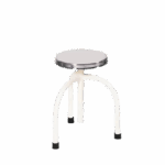 Meditrove 3-Leg Revolving Chair with steel seat