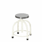 Meditrove 4-Leg Revolving Chair with steel seat