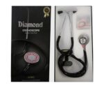 Diamond Dual Deluxe ST0002 Latest Original Authentic ISI Mark Product Fresh (Exclusive) Acoustic Stethoscope (Black)