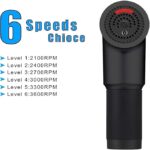 Accusure Massage Gun ,6 Speeds Cordless Handheld Deep Tissue Muscle Massager,Chargeable Percussion Device Quiet - Image 2