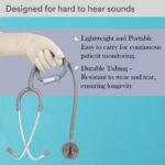 BPL Medical Technologies ST-06 Stainless Steel Dual Premium Adult Chest Piece Stethoscope|High Acoustic Level, Versatile Chestpiece for Adult & Pediatric Use - Image 3