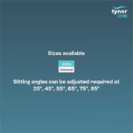 TYNOR Bed Back Rest |Back Rest Bed Chair for Comfort & Support | for Reading & Relaxation | Foldable & Portable | Universal Size, 1 Unit (Grey) - Image 3