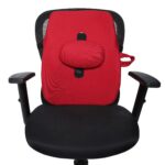 Flamingo Back Rest Support for Orthopedic Support | Foam Back Rest Cushion | Designed for Chairs, Car Seat | Improves Posture with Adjustable Seat Cushion