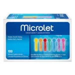 Microlet Colored Lancet (Only Lancets) | Silicone-coated | Diabetes Monitoring Devices