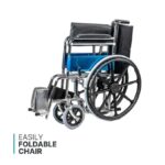 Arrex Tommy Mag Steel Wheelchair With Hand Brakes, Self Drive And Mag Wheels - Image 4