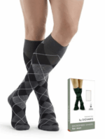 Support Stockings – Sigvaris Microfiber Shades – For Men (Argyle) - Image 2