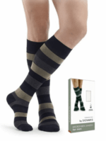 Support Stockings – Sigvaris Microfiber Shades – For Men (Stripe) - Image 5