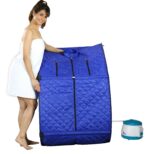 KAWACHI PORTABLE STEAM SAUNA BATH PANCHKARMA SWEDAN MACHINE FOR HEALTH AND BEAUTY SPA AT HOME I76-BLUE - Image 6
