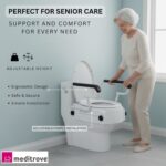 Meditrove - Raised Toilet Seat With Handle. - Image 2