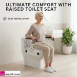 Meditrove - Raised Toilet Seat With Handle.