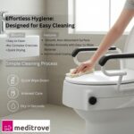 Meditrove - Raised Toilet Seat With Handle. - Image 3