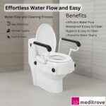 Meditrove - Raised Toilet Seat With Handle. - Image 4