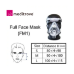 MEDITROVE CPAP/BiPAP Full Face Mask with Head Strap | Universal Fit for All CPAP & BiPAP Machines | Transparent Sleep Apnea Mask for Comfortable & Leak-Free Therapy - Image 4