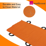 Meditrove - Nylon Foldable Soft Stretcher With Safety Belt, Emergency Portable Stretcher - Image 2