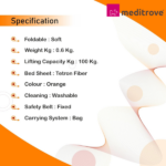 Meditrove - Nylon Foldable Soft Stretcher With Safety Belt, Emergency Portable Stretcher - Image 4