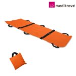 Meditrove - Nylon Foldable Soft Stretcher With Safety Belt, Emergency Portable Stretcher