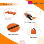 Meditrove - Nylon Foldable Soft Stretcher With Safety Belt, Emergency Portable Stretcher - Image 6