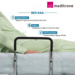 Meditrove - Hieght Adjustable Adult Safety Bed Grab Bar with Anti-Slip Foam - Image 4