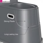 Meditrove Heavy Duty Indian Toilet to Western Converter Stool for Adults & Elderly | Portable Commode Toilet Stool for Patients, Handicap Users & Pregnant Women - Image 2