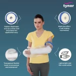 Tynor Arm Cast Protector | Waterproof Cover for Arm Cast, Bandage & Wound Protection During Bathing and Shower ( Universal Size ) - Image 3