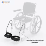 Frido Prime SSS100 - Self Propelled Shower & Commode Wheelchair - Image 6