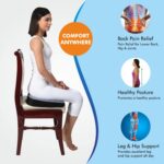 AccuSure Orthopedic Coccyx Seat Cushion for Back, Hip & Tailbone Support - Image 3