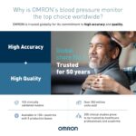 Omron Smart Elite+ HEM-7600T Digital Blood Pressure Monitor – Tubeless IntelliSense with Bluetooth Connectivity (Warranty 3years) - Image 3