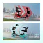 Frido Cruise Foldable Mobility Scooter with 360° Rotatable Seat & Adjustable Speed - Image 5