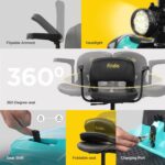 Frido Cruise Foldable Mobility Scooter with 360° Rotatable Seat & Adjustable Speed - Image 4