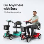 Frido Cruise Foldable Mobility Scooter with 360° Rotatable Seat & Adjustable Speed - Image 2