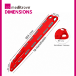 Meditrove - Spinal Board Stretcher with Safety Straps - Image 2