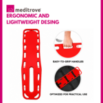Meditrove - Spinal Board Stretcher with Safety Straps - Image 4
